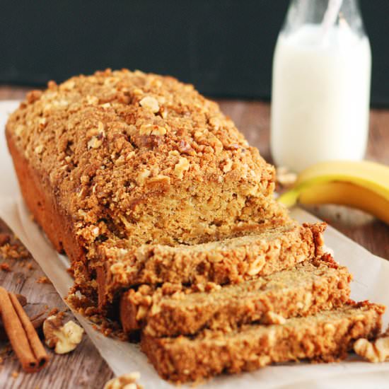 Banana Streusel Bread