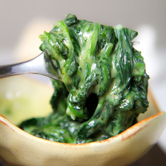 Sauteed Spinach & Mozzeralla