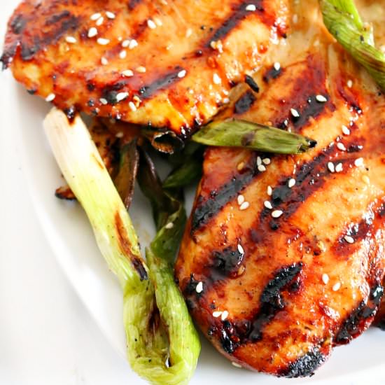 Grilled Asian BBQ Chicken