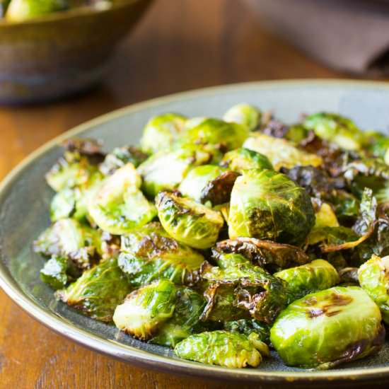 Easy Roasted Brussels Sprouts