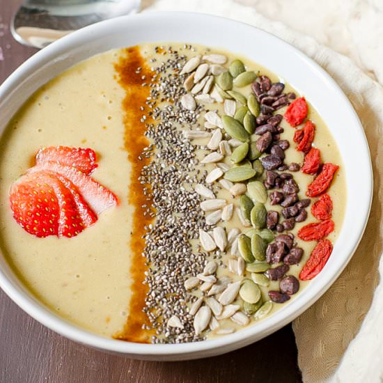 Roasted Sweet Potato Smoothie Bowl