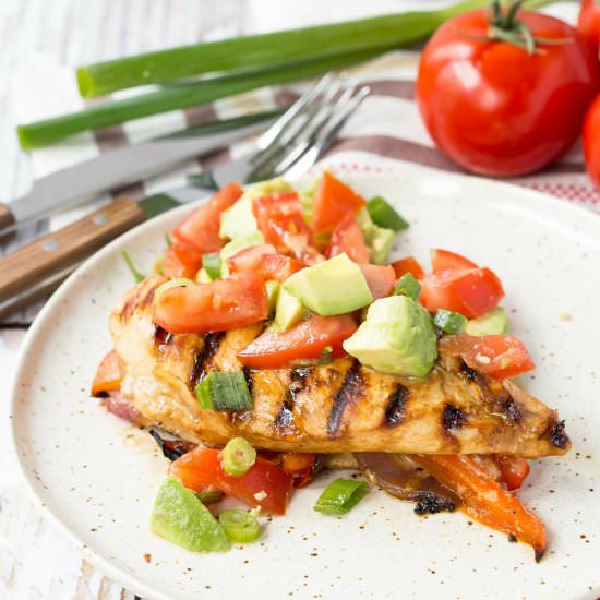 BBQ Bourbon Grilled Chicken