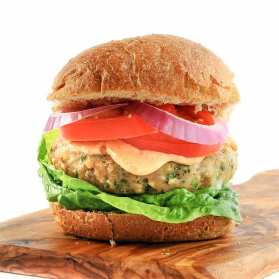 Asian Turkey Burger