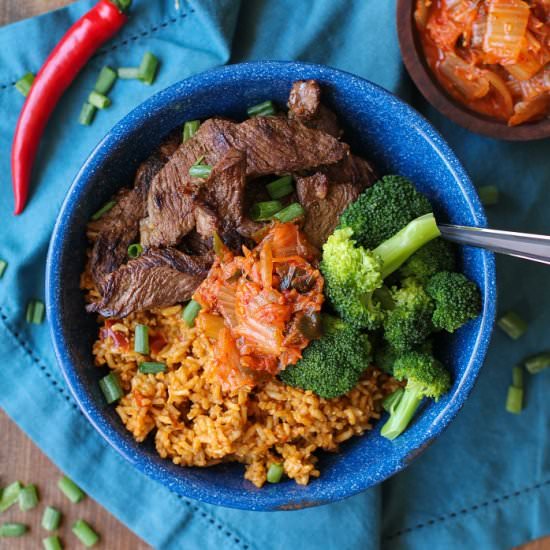 Korean Bulgogi Bowls