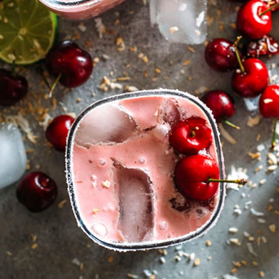 Cherry Coconut Margaritas