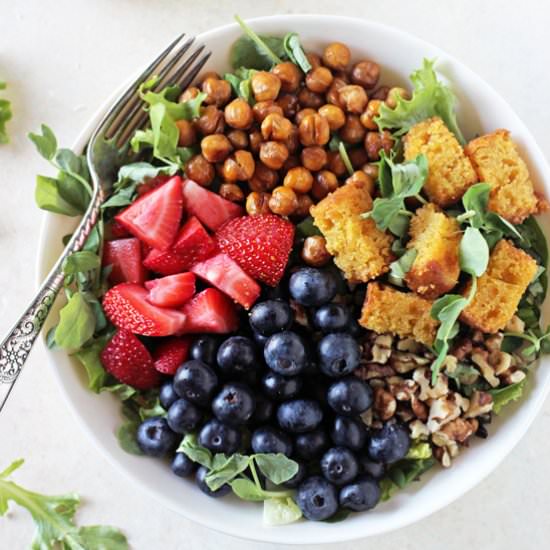 summer berry chopped salad