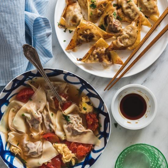 Tomato Beef Wonton