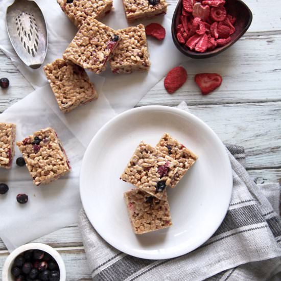 Brown Butter Berry Rice Krispies