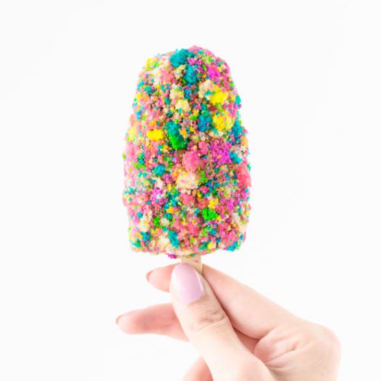 Birthday Cake Ice Cream Bars
