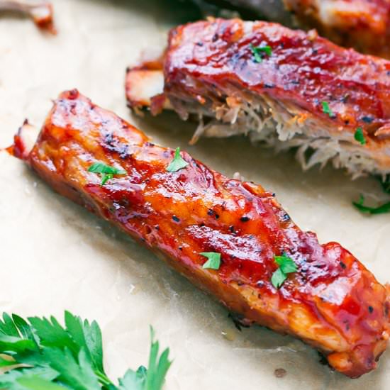 Oven Baked St Louis Style Ribs