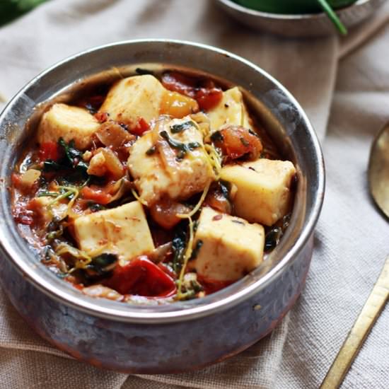 methi paneer