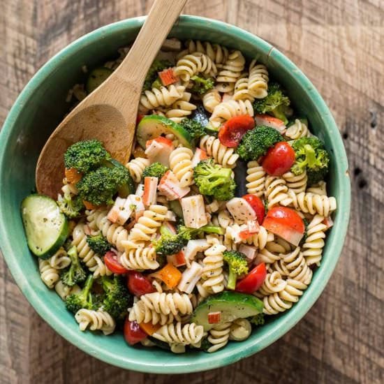 Greek Pasta Salad with Feta