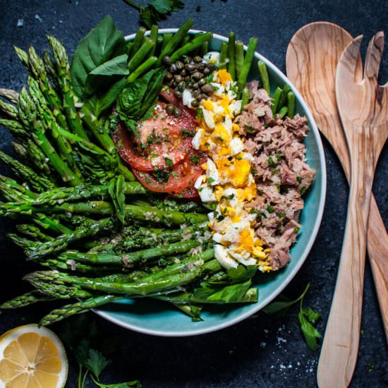 Asparagus and Green Bean Salad