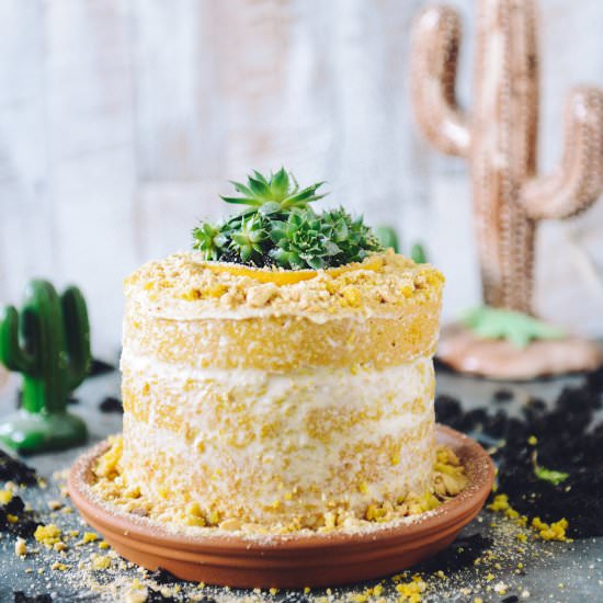 Desert Inspired Lemon Turmeric Cake