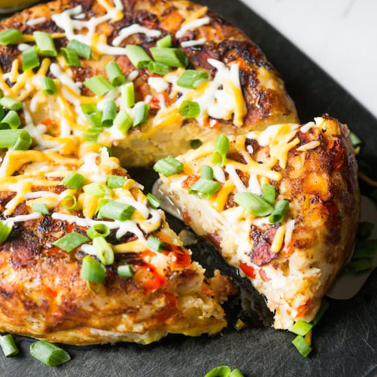 Cheesy Egg Breakfast Bake