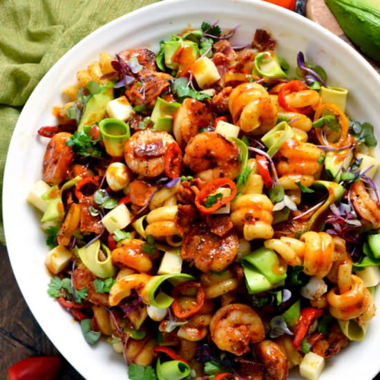 Smoky Shrimp Pasta Salad
