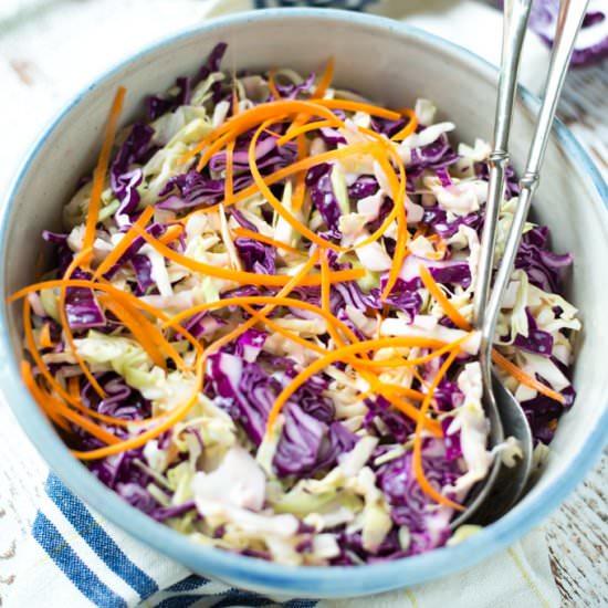 Everyday Creamy Cabbage Slaw