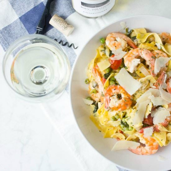 Spring Shrimp Pasta