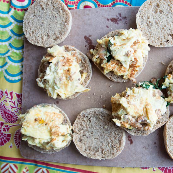 Make Ahead Breakfast Sandwiches
