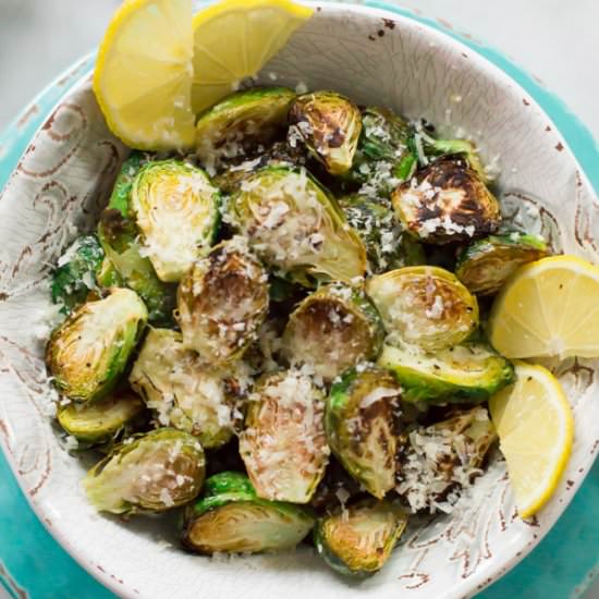 Parmesan Roasted Brussels Sprouts