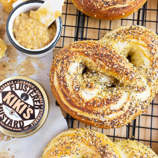 Everything Bagel Soft Pretzels