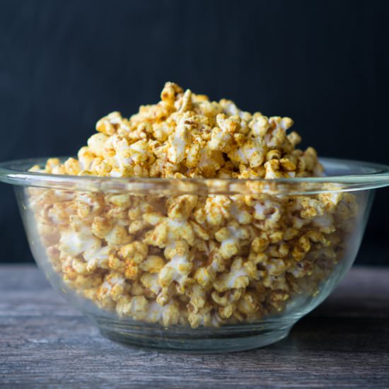 Sweet and Salty Curry Popcorn
