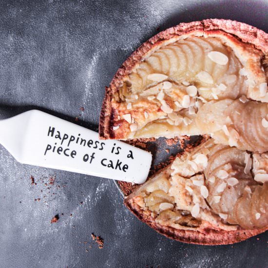 Pear & Cardamom Frangipane Tart