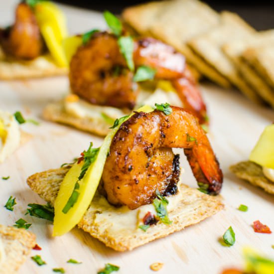 Mango & Grilled Shrimp Appetizers