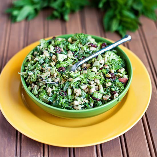 Cranberry Broccoli Salad