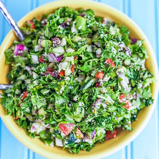 Mediterranean Detox Parsley Salad