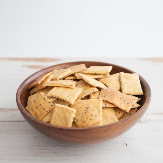 Gluten-Free Chickpea Crackers