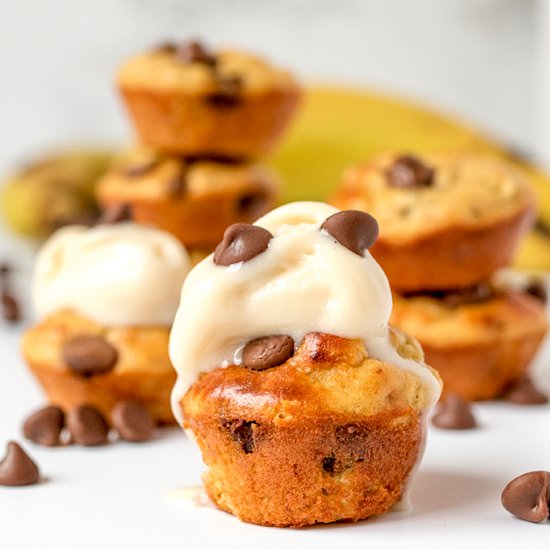 PeanutButter/Banana Protein Muffin