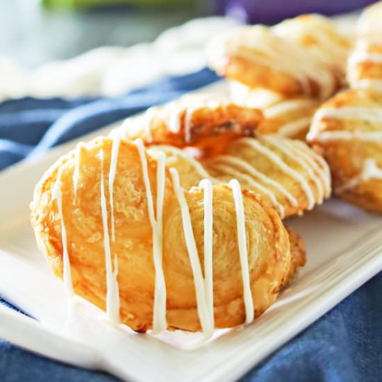 White Chocolate Palmiers