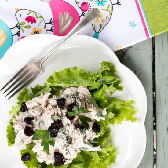 Chicken Salad in Lettuce Cups