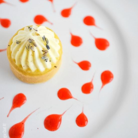 Lemon Lavender Coconut Mini Tarts