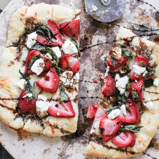 Strawberry Basil Pizza