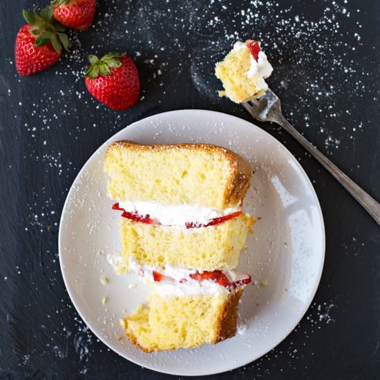 Strawberry Shortcake Cake