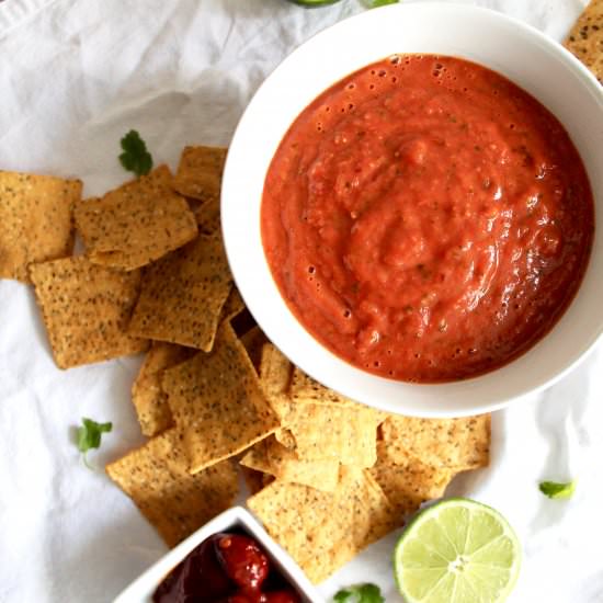 Roasted Tomato Chipotle Salsa