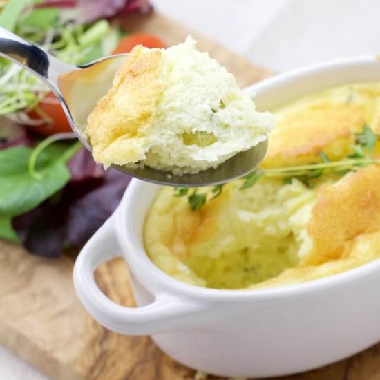 Cheese and Thyme Souffles