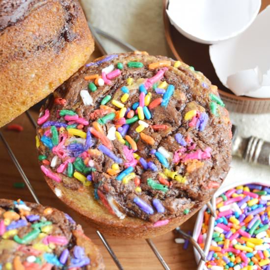 Nutella Banana Muffins