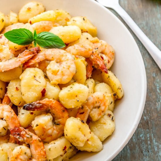 Gnocchi with Shrimps