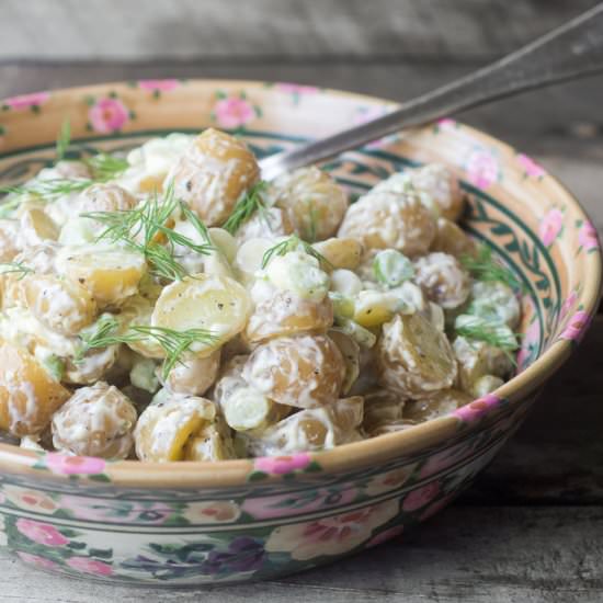 New Potato Salad with Aioli