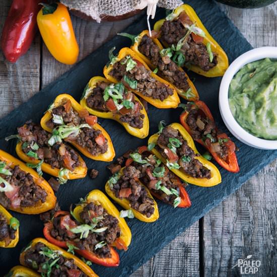 Bell Pepper Nacho Bites