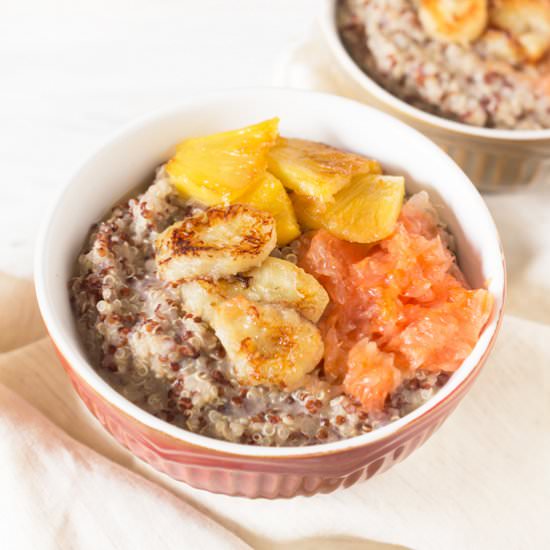 Vegan Coconut Quinoa Porridge