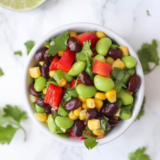 Edamame Black Bean Salad