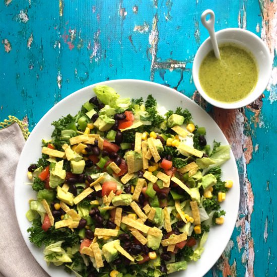 Mexican Salad with Santa Fe Dressing