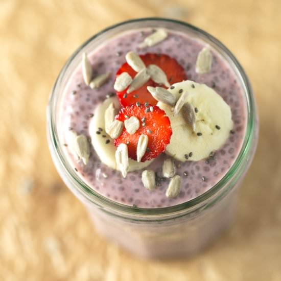 Strawberry Chia Pudding