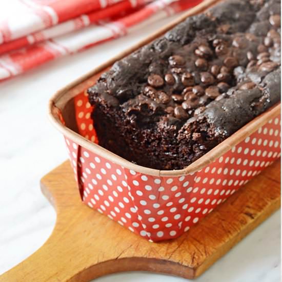 Easy Double Chocolate Zucchini Bread