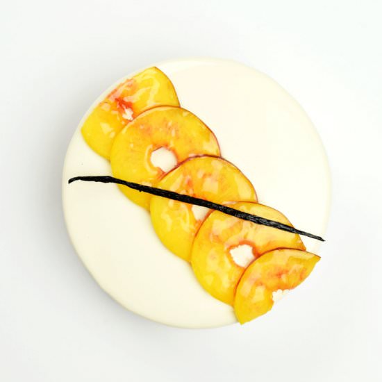 Milk Peach Entremet