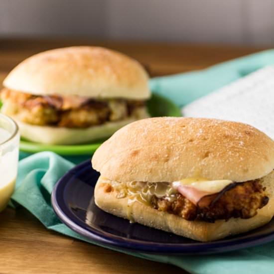 Chicken Cordon Bleu Sandwich